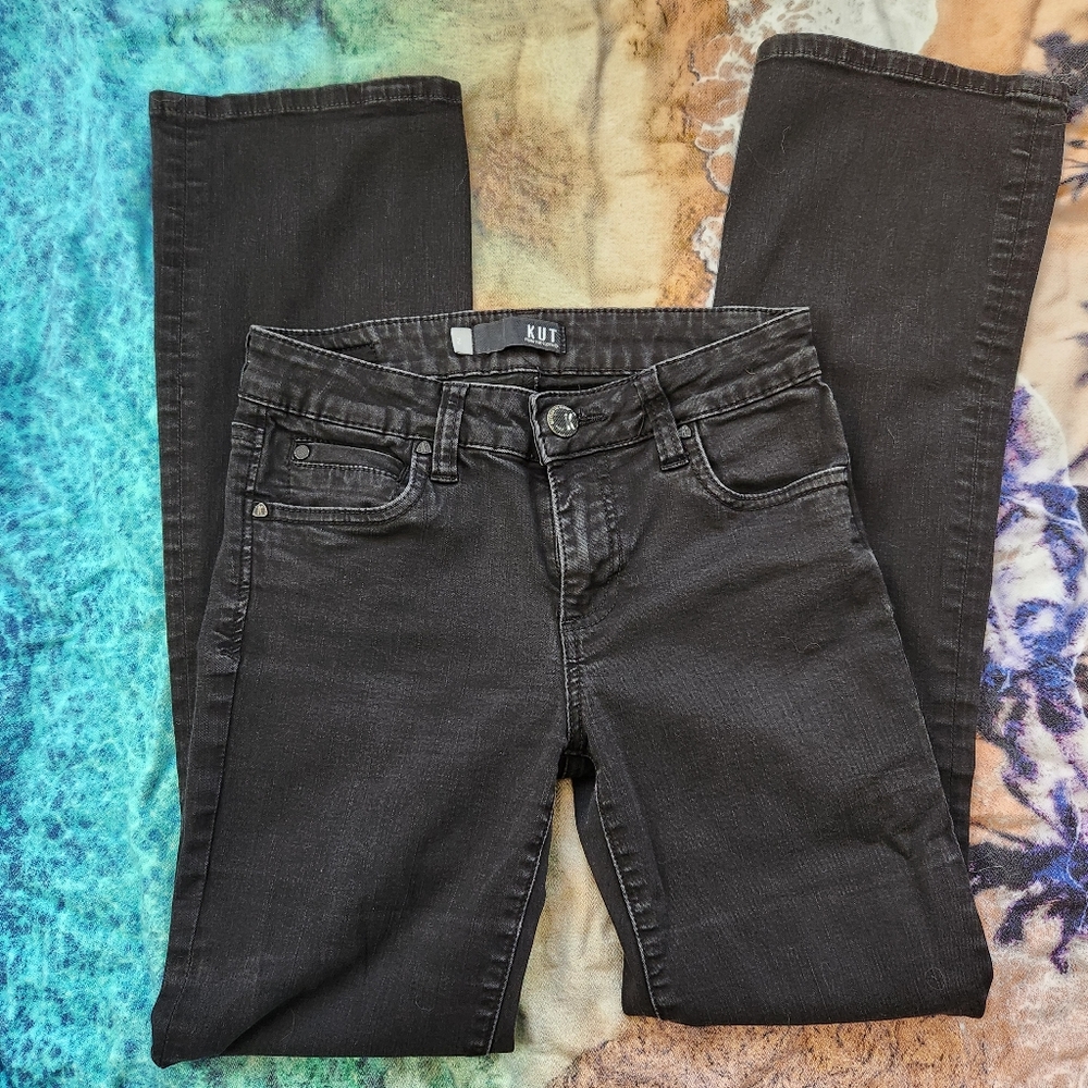 kut from the kloth ▪︎ black denim boot cut
